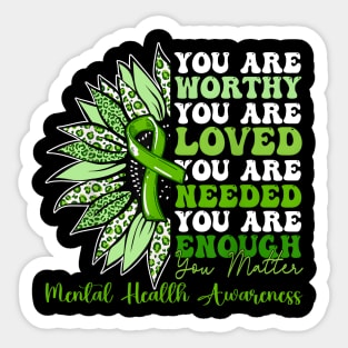 Support Warrior Mental Health Awareness Sticker